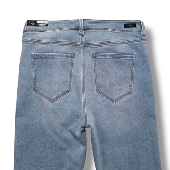 Liverpool High Rise Ankle Jeans Womens 10 Fray Hem High Rise Button Fly - Picture 6 of 12